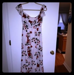 Long flower dress